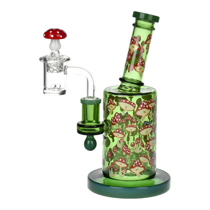 Pulsar Greatest Hits Series 8" Glow Nectar Collector & Dab Rig Set - Shroomiez