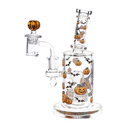 Pulsar 8" Nectar Collector & Dab Rig Set - Pumpkin Party