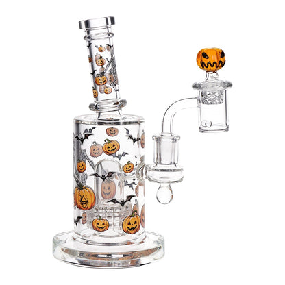 Pulsar 8" Nectar Collector & Dab Rig Set - Pumpkin Party