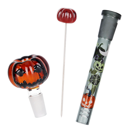Pulsar 10" Glow Water Pipe & Hand Pipe Set - Halloween Party
