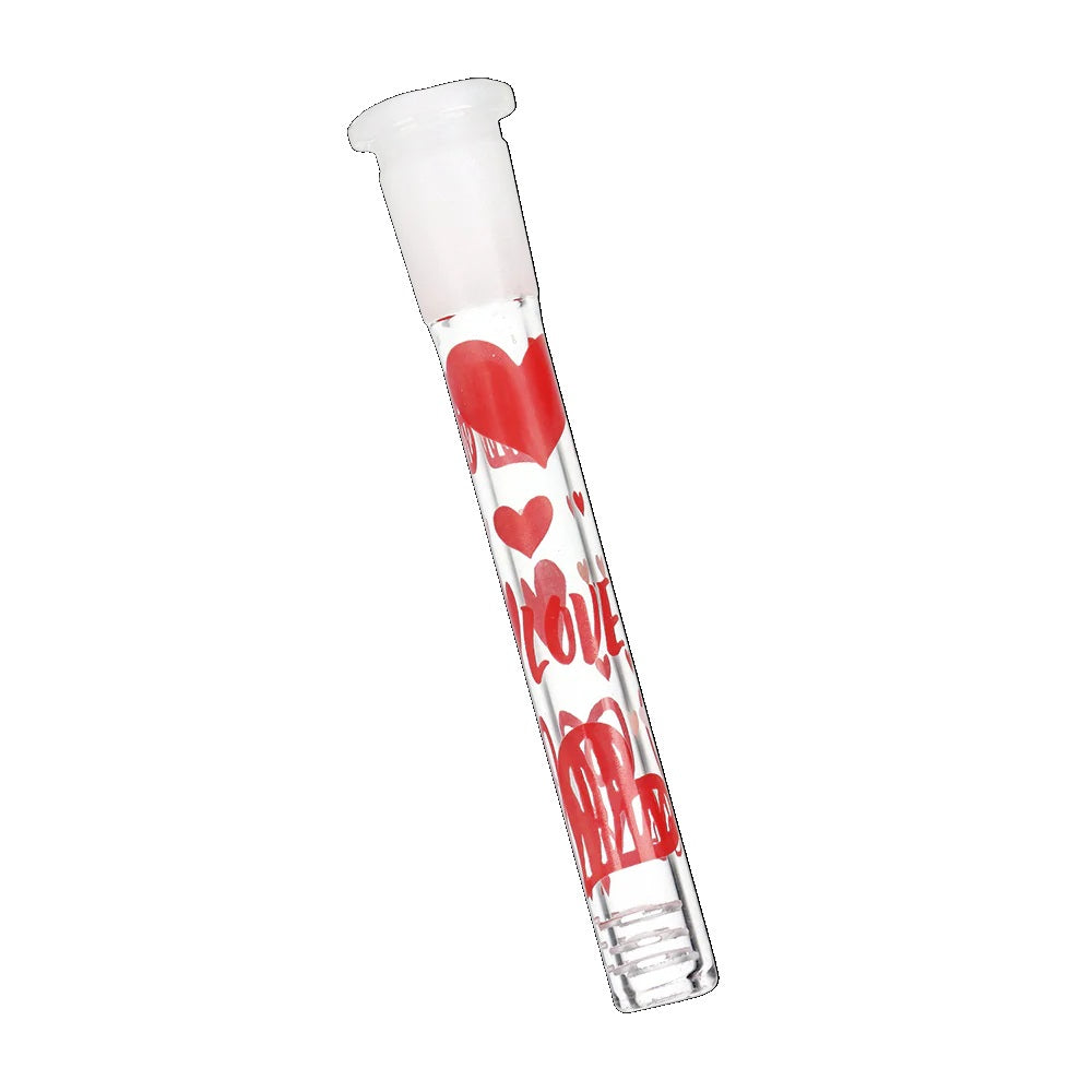 Pulsar 10" Water Pipe & Hand Pipe Set - Hearts 'n' Roses