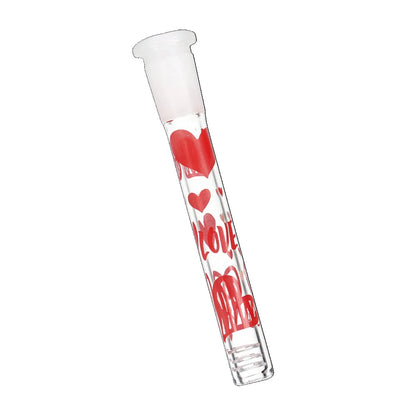 Pulsar 10" Water Pipe & Hand Pipe Set - Hearts 'n' Roses