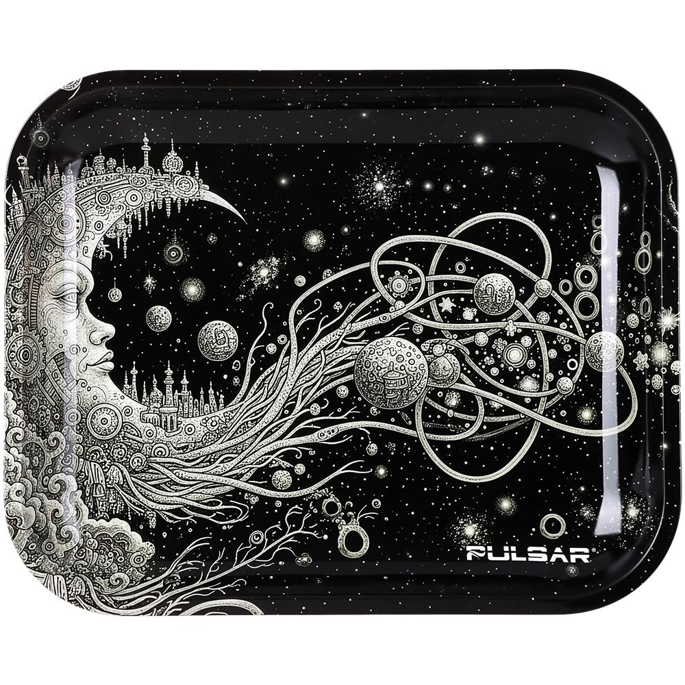 Pulsar Large Metal Rolling Tray - Moon's Outreach