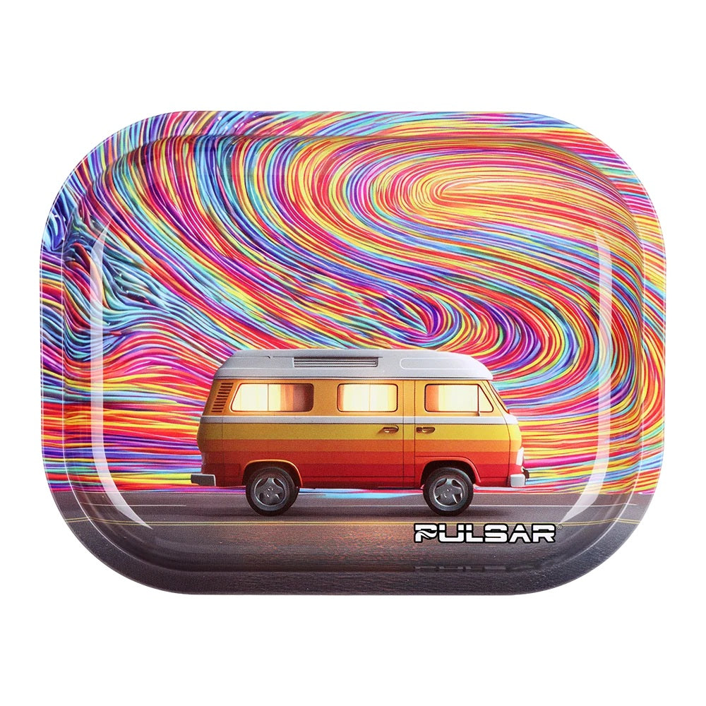 Pulsar Mini Metal Rolling Tray - Camper Flow