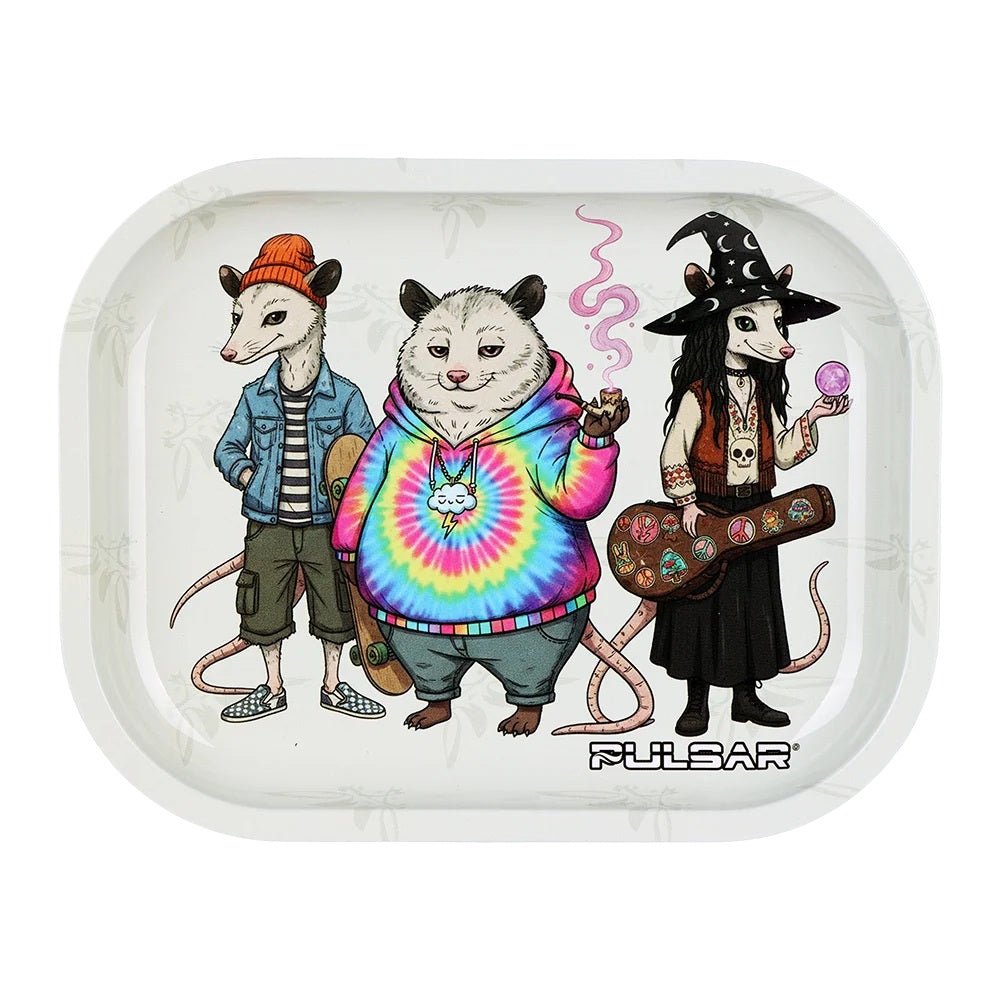 Pulsar Mini Metal Rolling Tray - Potssum Roadies