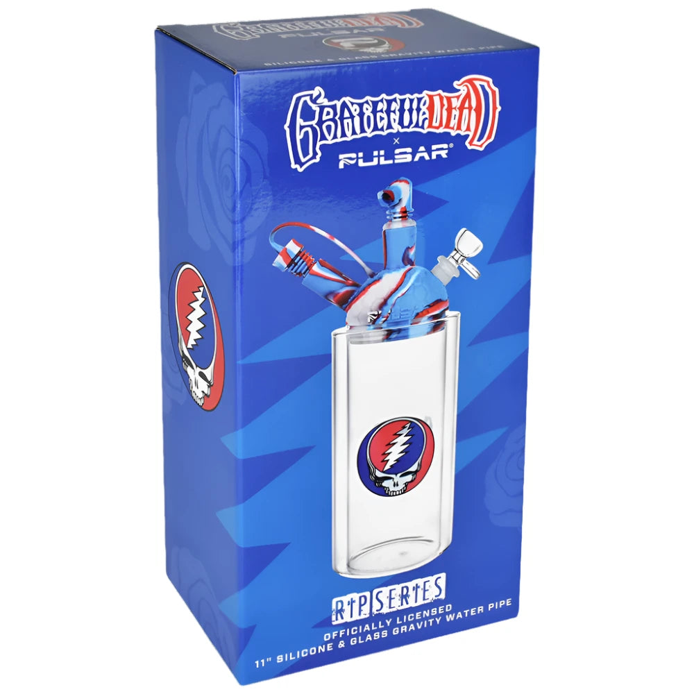 Pulsar x Grateful Dead Silicone & Glass Gravity Waterpipe Set