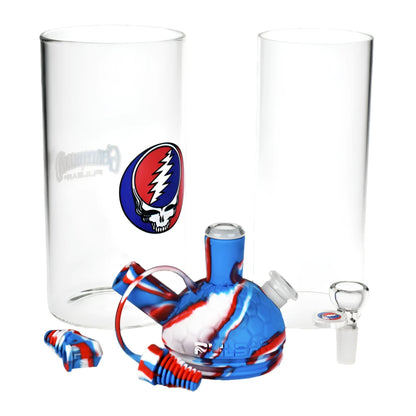 Pulsar x Grateful Dead Silicone & Glass Gravity Waterpipe Set