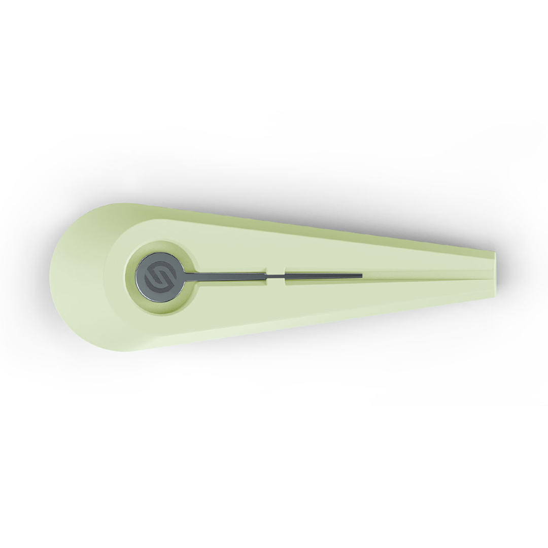 Softglass Token Hand Pipe - Aura Glow-in-the-Dark