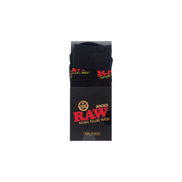 Raw Black Socks