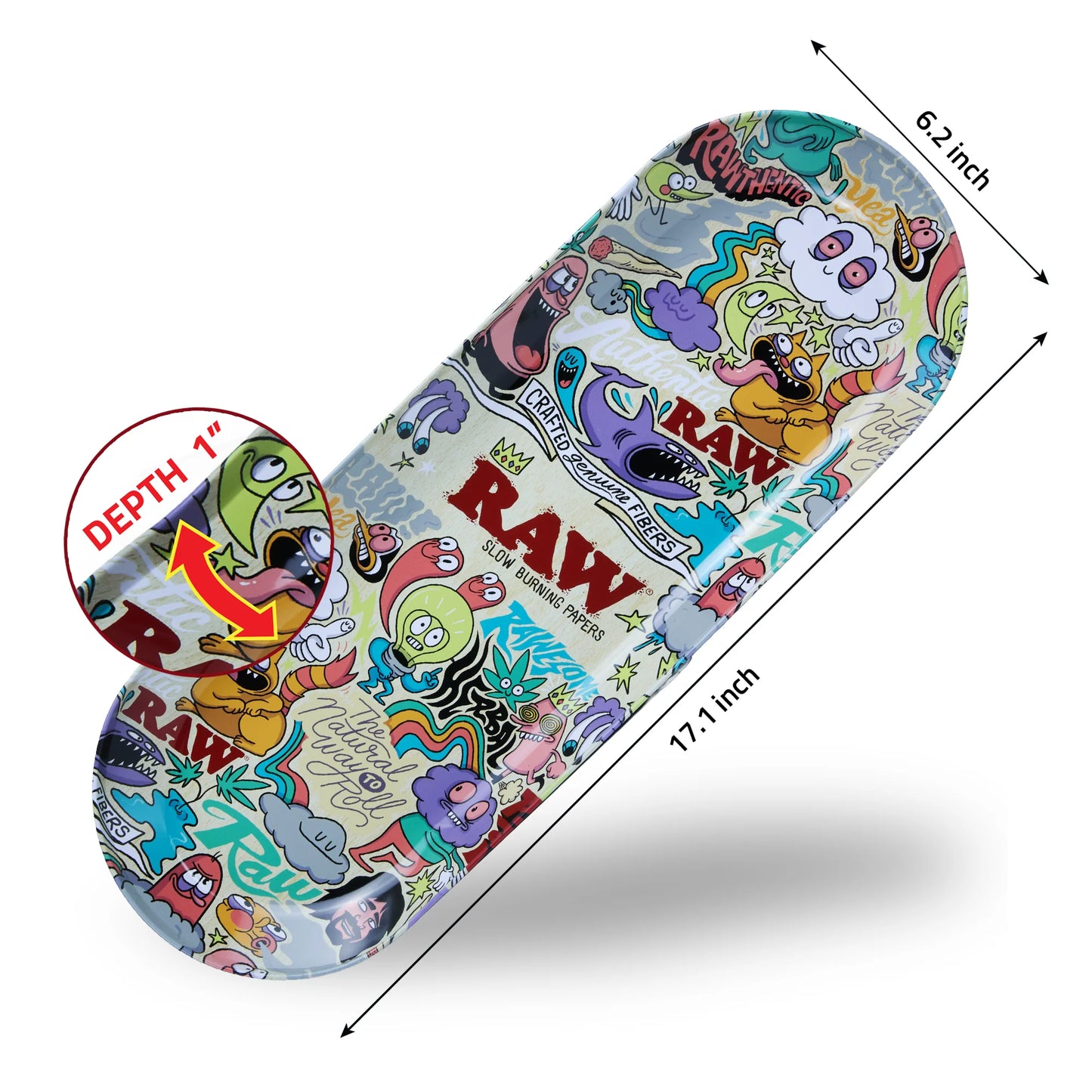 RAW x Chris Psiacik Skate Deck Rolling Tray