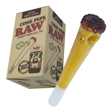 RAW Josh Mini Cone Hand Pipe + Collectable Tin