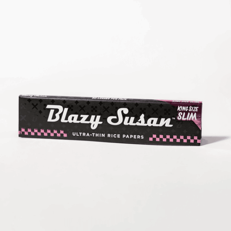 Blazy Susan King Size Slim Rolling Papers - Ultra Thin Rice