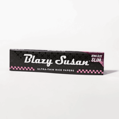 Blazy Susan King Size Slim Rolling Papers - Ultra Thin Rice