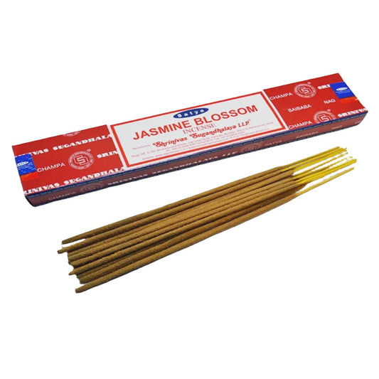 Jasmine Blossom 15g Satya Incense Sticks