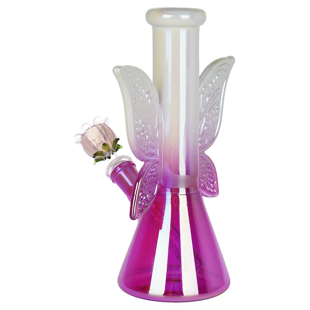 SeshGear 9" Flowering Fairytales Iridescent Beaker