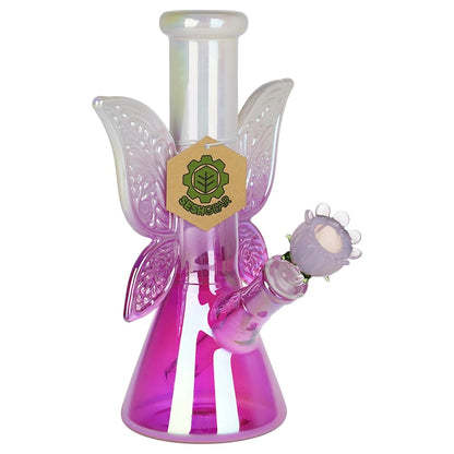 SeshGear 9" Flowering Fairytales Iridescent Beaker