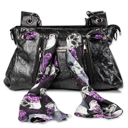 Skullistic Gothic Skull Shoulder Bag Set