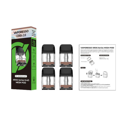 Vaporesso Corex 3.0 XROS Top Fill Pod 3ml - 4 Pack