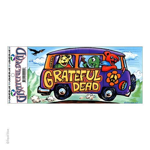 Grateful Dead Tour VW Bus Sticker