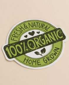 Soul Flower 100% Organic Sticker