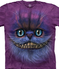 Big Face Cheshire Cat Tie Dye T-Shirt