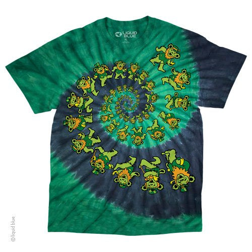 Grateful Dead Irish Bears Tie Dye T-Shirt