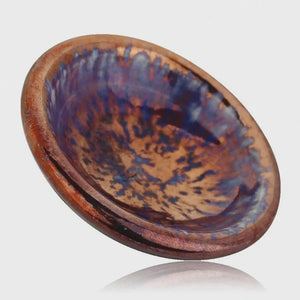 Blessing Bowl with Copper and Color Glaze SALE
