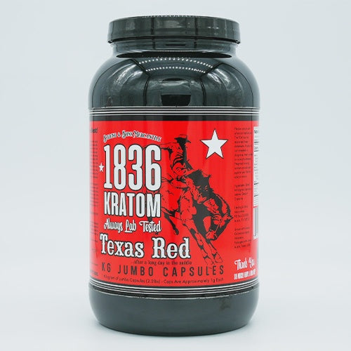 1836 Kratom - Texas Red - 1kg Capsules