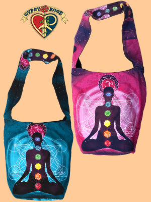 Chakra Yoga Cotton Peddler Bag