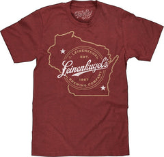 Leinenkugel’s Wisconsin Red Heather T-Shirt
