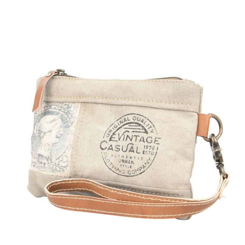 Clea Ray Canvas Stamp Wristlet