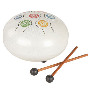 Seven Chakra Tongue Drum 8" with Carrying Case