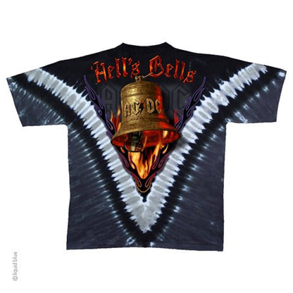 AC/DC Hells Bells Tie Dye T-Shirt