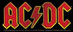 AC/DC Logo Glitter Sticker
