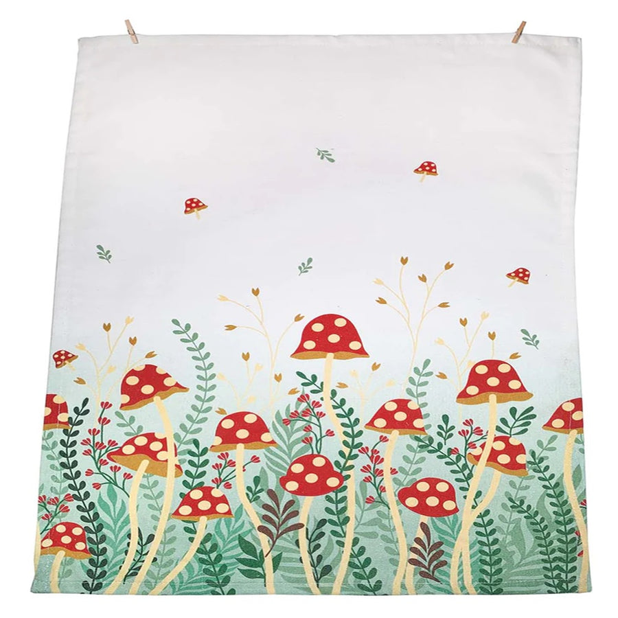 Mushroom Garden Tea Towel - 2 Piece SALE