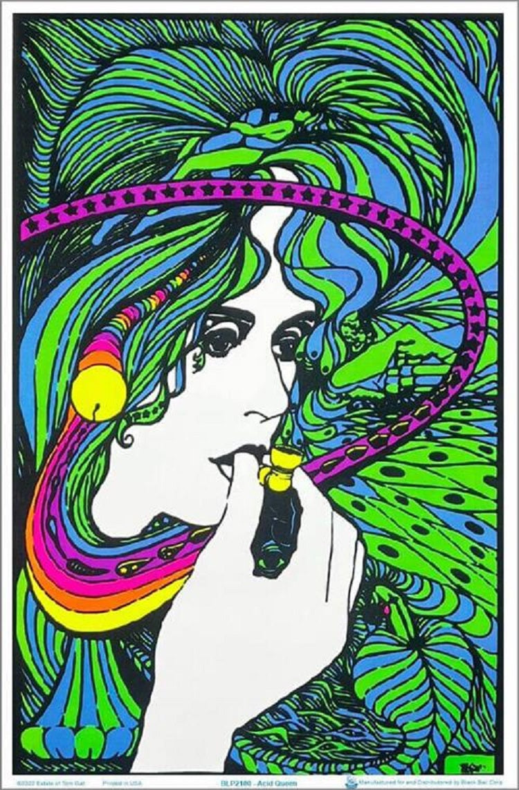 Acid Queen Black Light Poster SALE