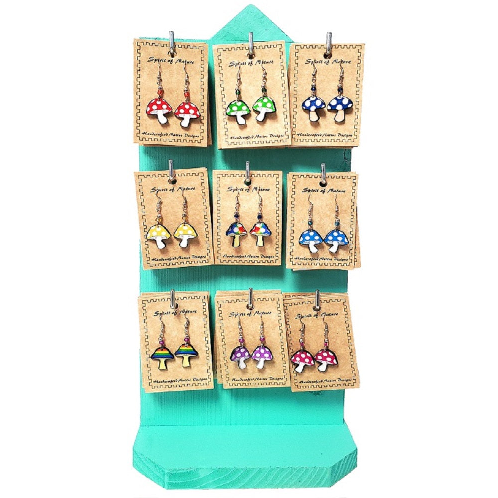 Acrylic Mushroom Earrings - Assorted SALE