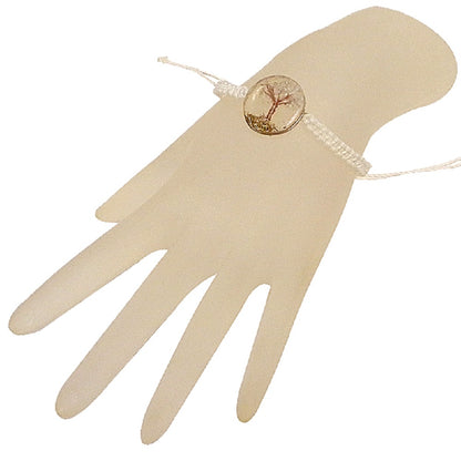 Acrylic Tree of Life Pull Tie Bracelet