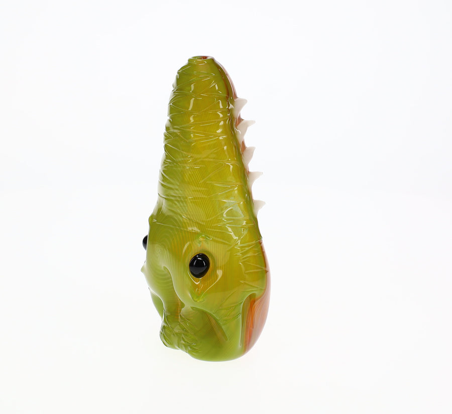 Addison Hanna Glass Green Alligator