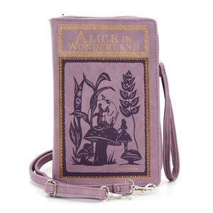 Alice In Wonderland Book Clutch Bag