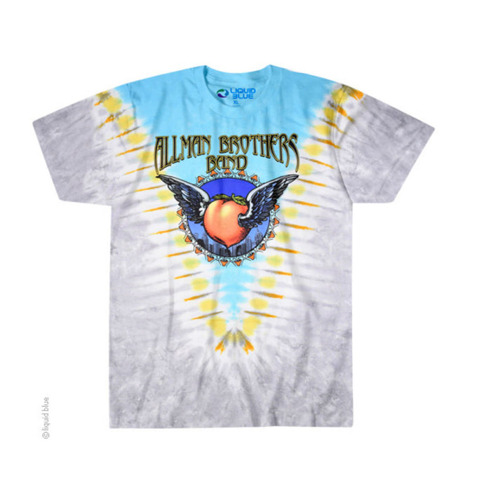 Allman Brothers Band Flying Peach Tie Dye T-Shirt