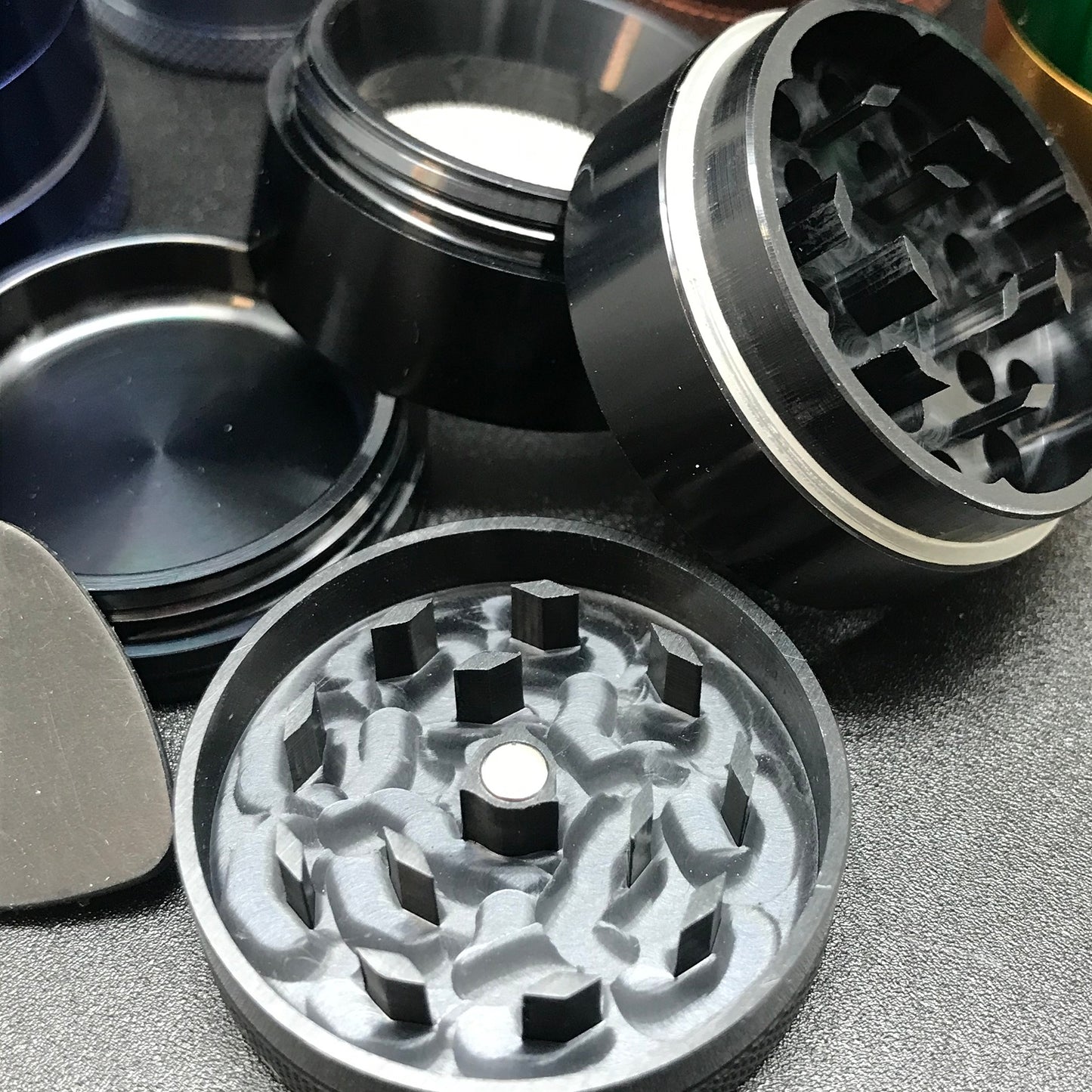 Anodized 1.5" 4 Piece Grinder