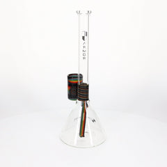 Armor Glass Black & Rainbow Proxy 40mm Beaker Waterpipe