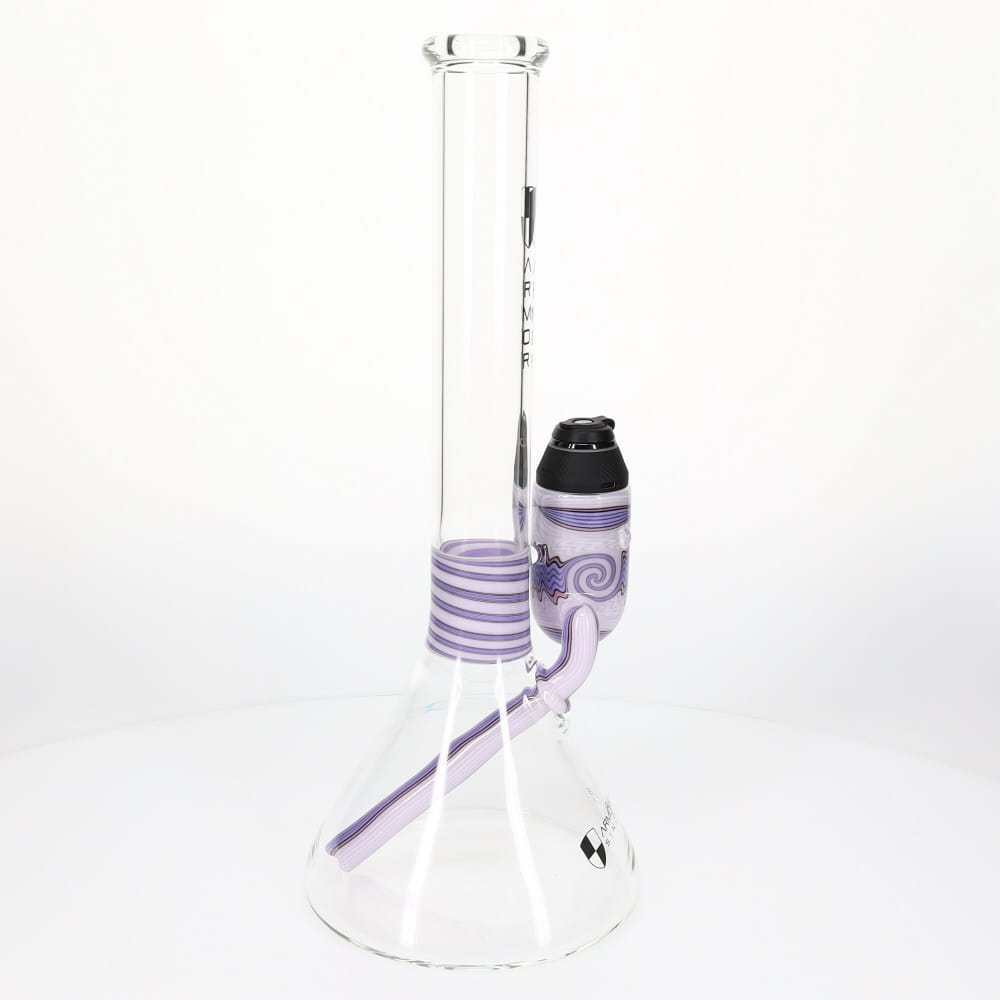 Armor Glass Purple & White Wig Wag Proxy 50mm Beaker