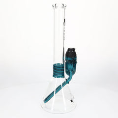 Armor Glass Teal & Turqoise Wig Wag Proxy 50mm Beaker Waterpipe