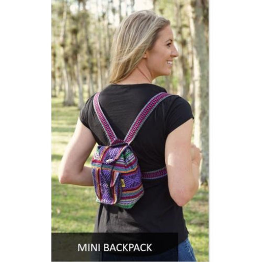 Woven Mini Backpack