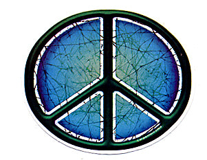 Batik Peace Sticker