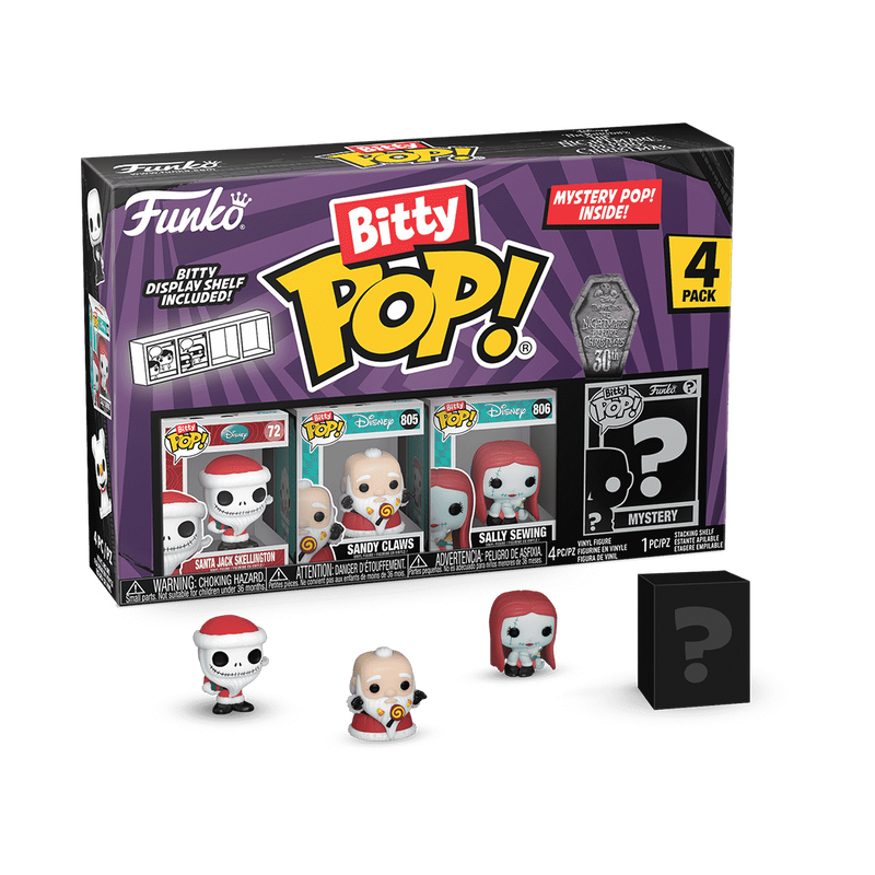 Bitty Pop! The Nightmare Before Christmas 4-Pack Series 4 (BUY 1 GET 1 30% OFF)