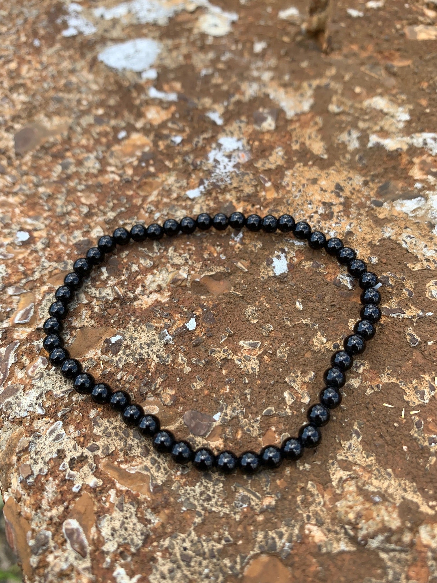Buy MAUTIK SADIWALA Black Obsidian Bracelet, Natural Black Obsidian Bracelet  8mm Beads Size unisex Bracelet at Amazon.in