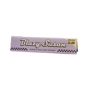 Blazy Susan King Size Slim Rolling Papers - Purple